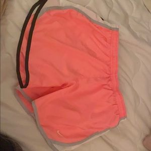 Pink nike shorts